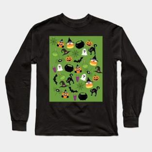 Halloween (green) Long Sleeve T-Shirt